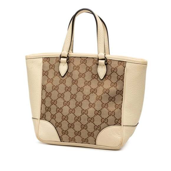 GUCCI Cream Leather Shoulder Bag - Picture 2 of 6
